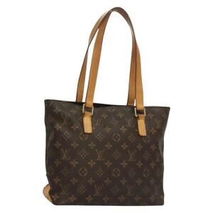 LOUIS VUITTON Monogram Cabas Piano Tote Bag M51148